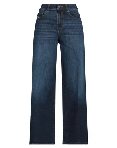 Diesel Woman Jeans Blue Size 32w-30l Cotton, Elastane