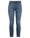 Diesel Woman Jeans Blue Size 30w-30l Cotton, Elastane In Blue