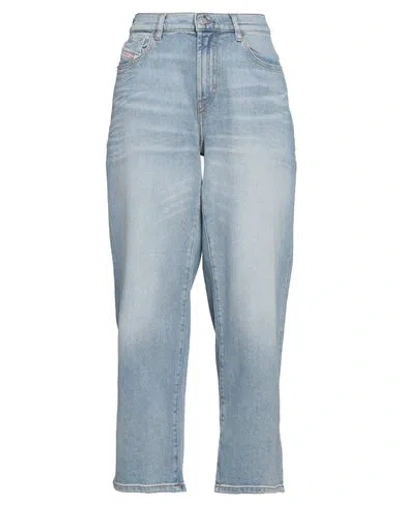 Diesel Woman Jeans Blue Size 27w-30l Cotton, Elastane