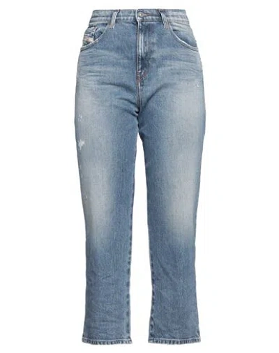Diesel Woman Jeans Blue Size 32w-30l Cotton, Hemp, Elastane