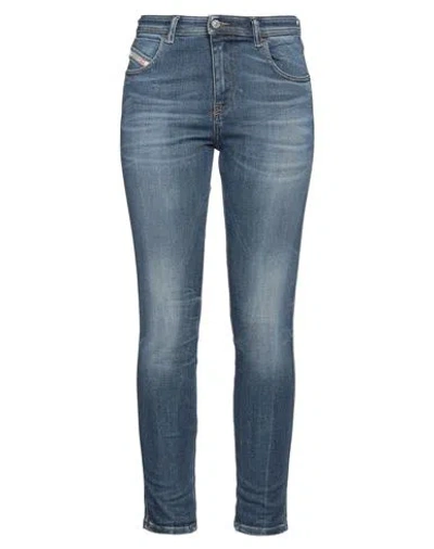 Diesel Woman Jeans Blue Size 32w-30l Cotton, Modal, Elastomultiester, Elastane