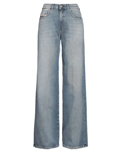 Diesel Woman Jeans Blue Size 29w-32l Cotton, Elastane