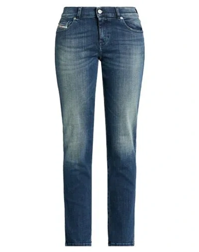 Diesel Woman Jeans Blue Size 32w-32l Cotton, Elastane