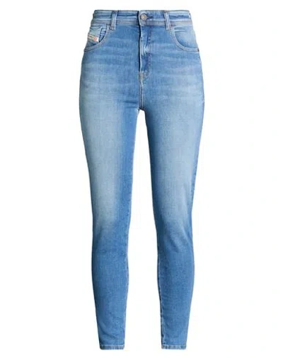 Diesel Woman Jeans Blue Size 32w-32l Cotton, Elastane