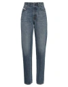 Diesel Woman Jeans Blue Size 32w-32l Cotton, Hemp In Blue