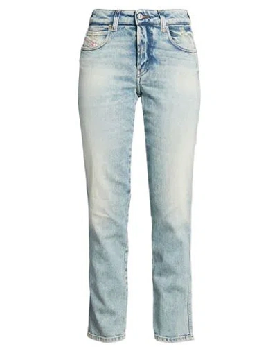 Diesel Woman Jeans Blue Size 32w-30l Cotton, Elastane