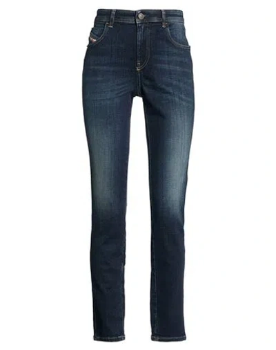 Diesel Woman Jeans Blue Size 32w-32l Cotton, Elastane