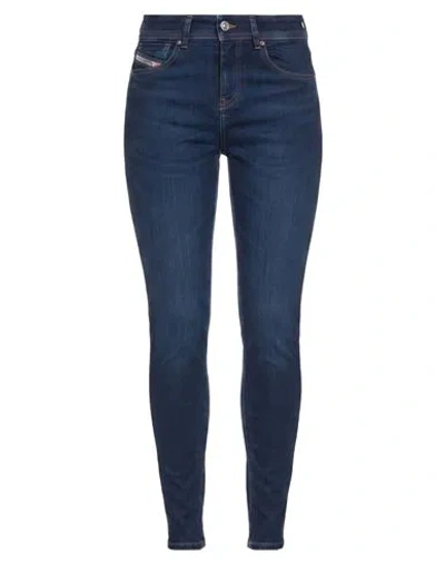 Diesel Woman Jeans Blue Size 33w-32l Cotton, Polyester, Elastane