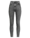 Diesel Woman Jeans Grey Size 28w-32l Cotton, Elastomultiester, Elastane In Gray