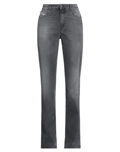 Diesel Woman Jeans Grey Size 30w-30l Cotton, Lyocell, Elastane