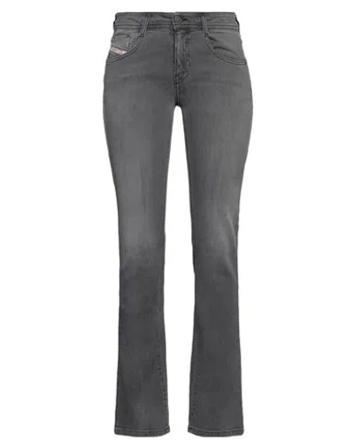 Diesel Woman Jeans Grey Size 32w-30l Cotton, Elastane