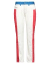 Diesel Woman Jeans Red Size 28w-32l Cotton In Red