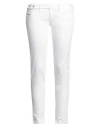 Diesel Woman Jeans White Size 29w-32l Cotton, Elastane In White