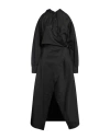 Diesel Woman Maxi Dress Black Size 10 Cotton, Nylon, Elastane In Black