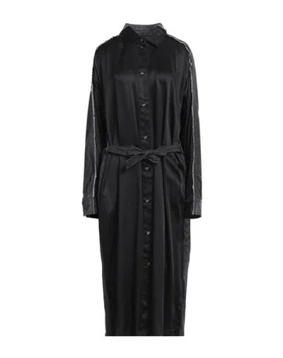 Diesel Woman Maxi Dress Black Size 10 Rayon