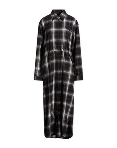 Diesel Woman Maxi Dress Black Size 6 Cotton