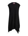 Diesel Woman Mini Dress Black Size Xl Cotton