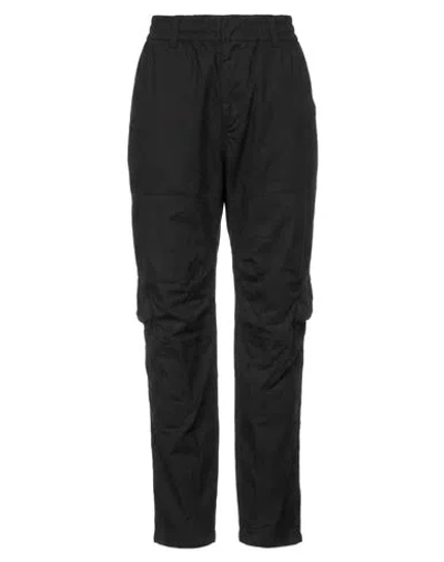 Diesel Woman Pants Black Size 0 Polyester, Cotton