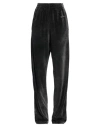 Diesel Pantaloni Tuta Wide-leg In Ciniglia Con Acid Wash In Grey