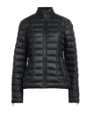 Diesel Woman Puffer Black Size 10 Polyester In Black