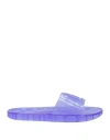 Diesel Woman Sandals Light Purple Size 7.5 Pvc - Polyvinyl Chloride