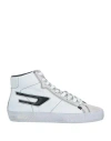 Diesel Woman Sneakers Beige Size 7.5 Cow Leather In Beige