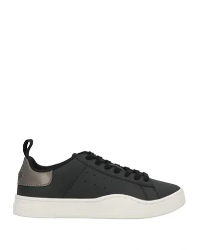 Diesel Woman Sneakers Black Size 7.5 Synthetic Fibers