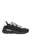 Diesel Woman Sneakers Black Size 8 Textile Fibers In Black