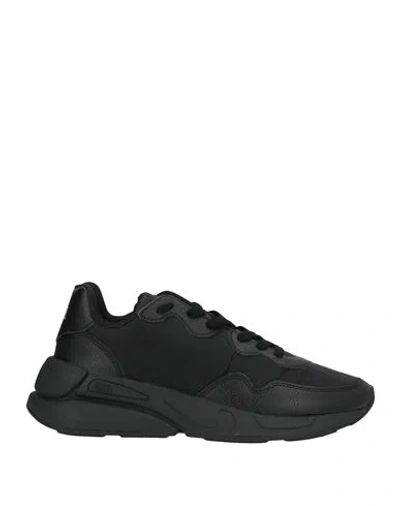 Diesel Woman Sneakers Black Size 8.5 Textile Fibers