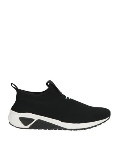 Diesel Woman Sneakers Black Size 8.5 Textile Fibers