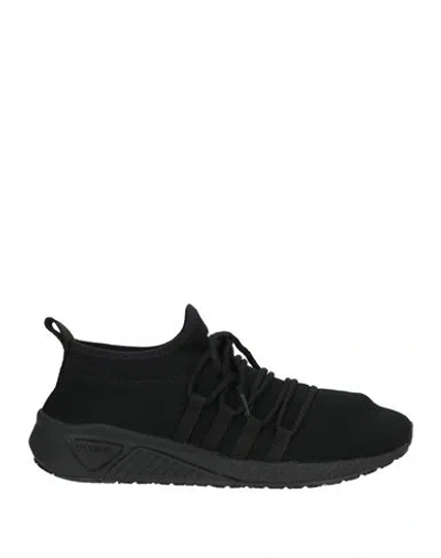 Diesel Woman Sneakers Black Size 8.5 Textile Fibers