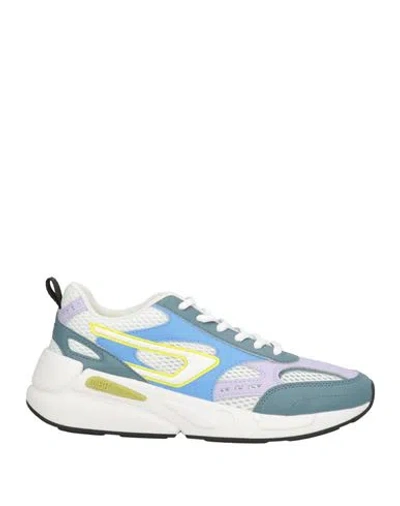 Diesel Woman Sneakers Lilac Size 8 Textile Fibers In Purple