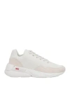 Diesel Woman Sneakers Off White Size 8 Polyamide