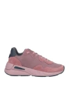 Diesel Woman Sneakers Pastel Pink Size 8 Textile Fibers