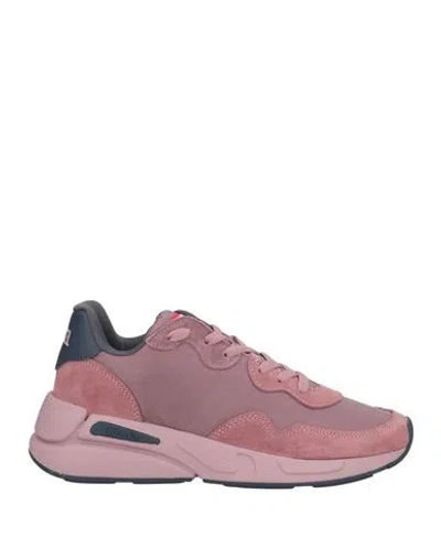 Diesel Woman Sneakers Pastel Pink Size 8 Textile Fibers