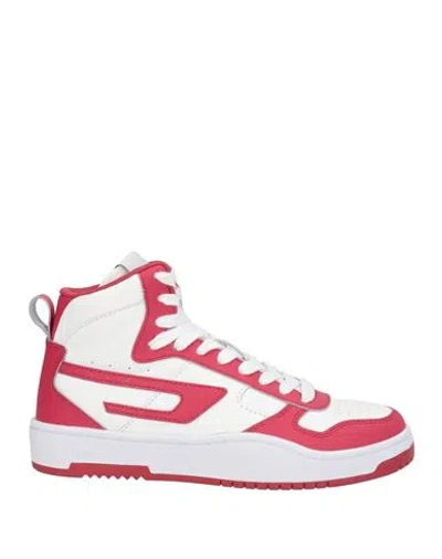 Diesel Woman Sneakers Red Size 8 Cowhide