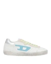 Diesel Woman Sneakers White Size 7 Leather
