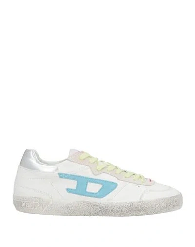 Diesel Woman Sneakers White Size 7 Leather