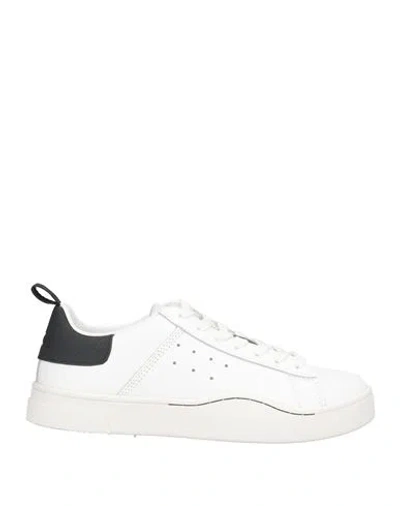 Diesel Woman Sneakers White Size 7.5 Cow Leather