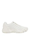 Diesel Woman Sneakers White Size 7 Polyester, Polyurethane, Rubber In White