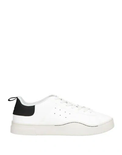 Diesel Woman Sneakers White Size 8 Polyurethane