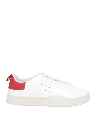 Diesel Woman Sneakers White Size 8 Synthetisches Material