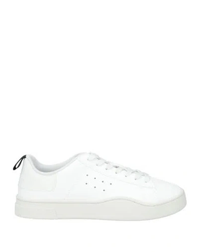 Diesel Woman Sneakers White Size 8 Synthetisches Material