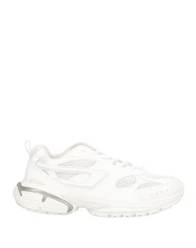 Diesel Woman Sneakers White Size 8.5 Polyester