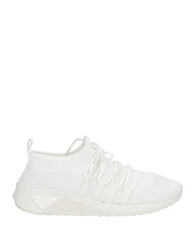 Diesel Woman Sneakers White Size 8.5 Textile Fibers
