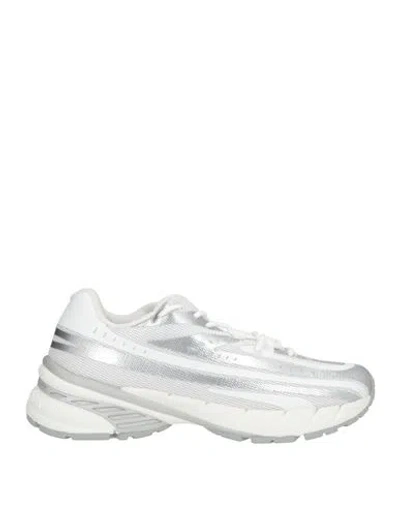 Diesel Woman Sneakers White Size 8.5 Textile Fibers