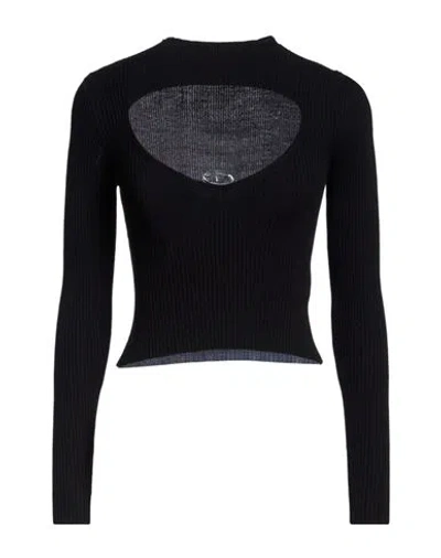 Diesel Woman Sweater Black Size M Wool