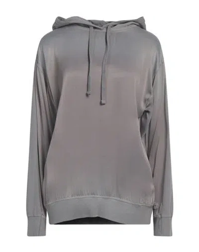Diesel Woman Sweatshirt Grey Size L Viscose, Cotton, Elastane