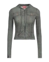 Diesel Green T-clauhood Hoodie In Green