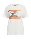 Diesel Red Tag Cotton T-regs-n3 Crew-neck T-shirt With Print In White